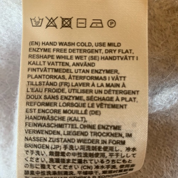 Acne Studios Alpaca Wool Blend Asymmetric Sweater - Picture 10 of 10